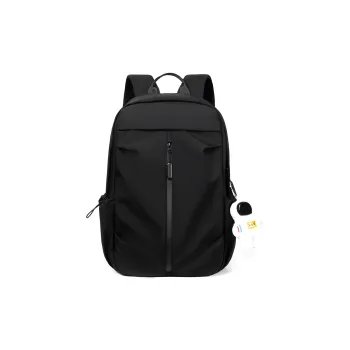 Worm's Home Durable Fabric Backpack Men's Black/Ecru