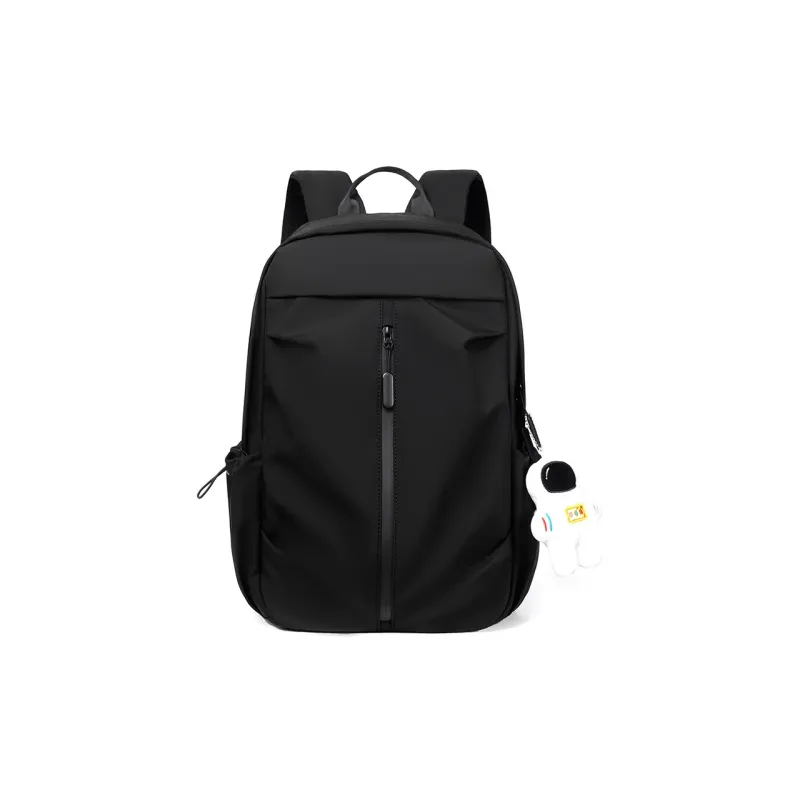 Worm's Home Durable Fabric Backpack Men's Black/Ecru-0