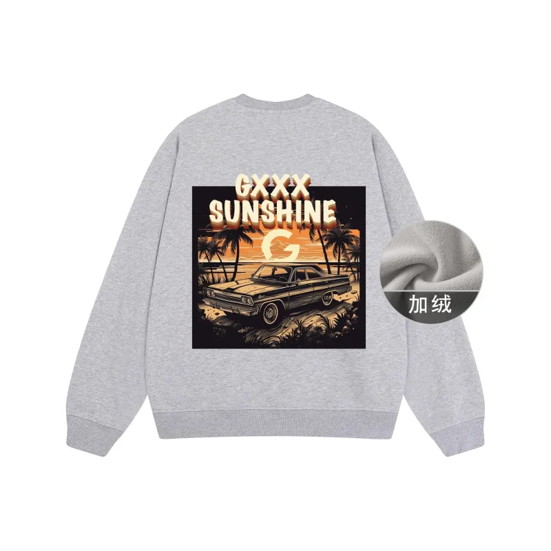 GXXX Pullover Crew Neck Sweatshirt Unisex-18