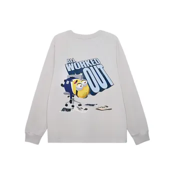 New Era Minions Co branded Edition FW24 T Shirt Unisex Warm Gray