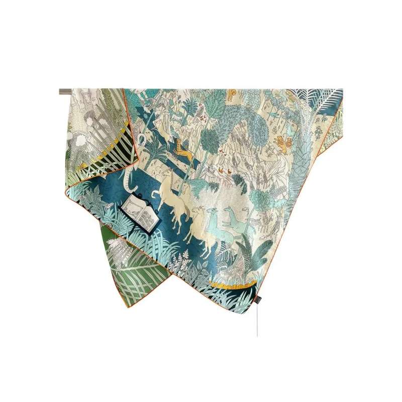 MITHAOL KUSC Silk Scarves Women's-16