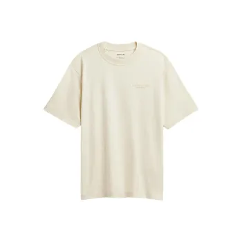 COACH T Shirts Men Cream