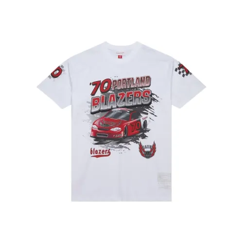 Mitchell & Ness x NBA Portland Trail Blazers T Shirt Men's White