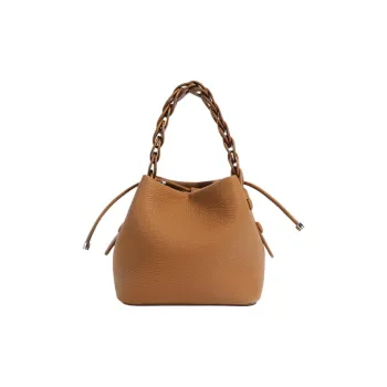 H YXIANG Cow Leather Handbag Regular Women's Multicolor
