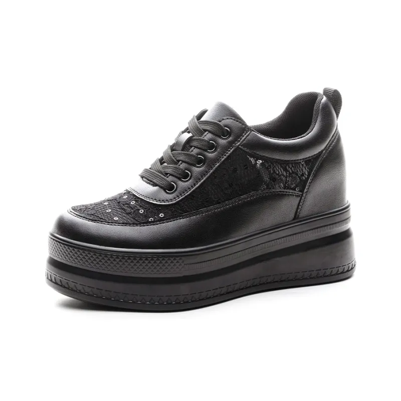 NRDROFFICIAL Cushioning Abrasion Resistant Lightweight Slip Resistant Low Top Skateboard Shoes Women's-6