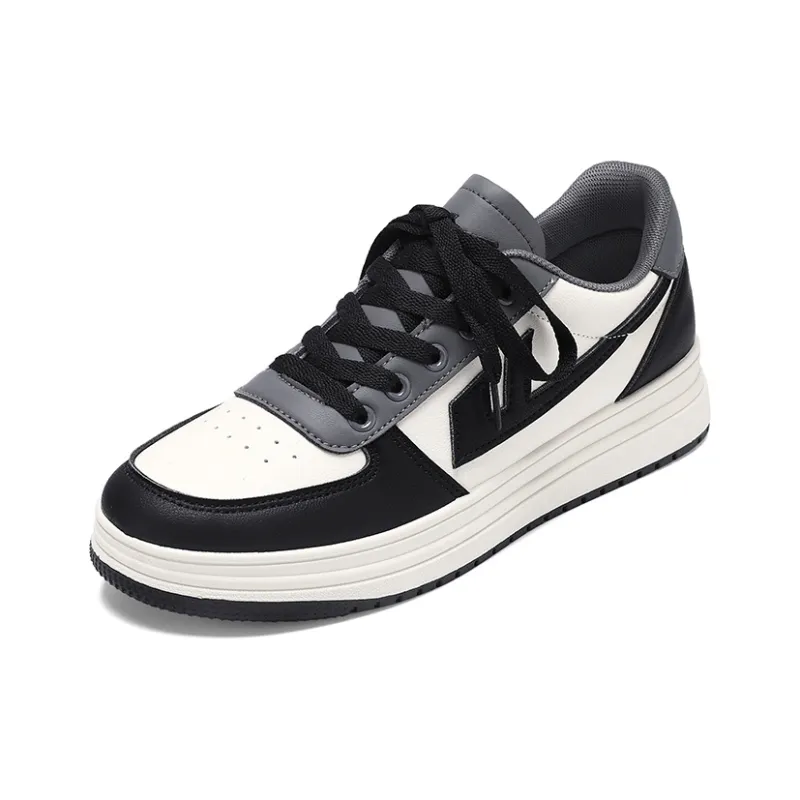 Warrior Air Force 1 Slip Resistant, Breathable, Height Increasing Low Top Skateboard Shoes Unisex-2