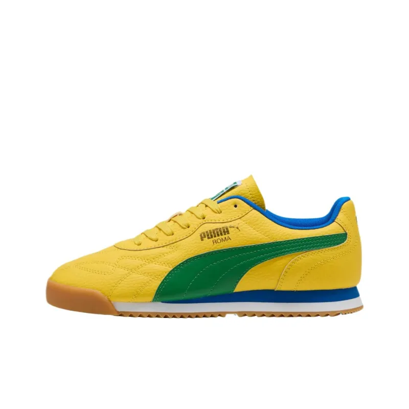 PUMA Roma Anniversario Low Top Training Shoes Unisex Yellow-0