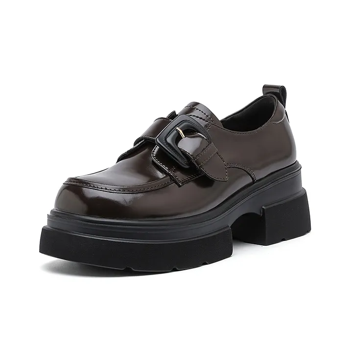 DAPHNE Loafers Women's Brown/Black-7