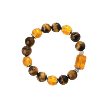 JINGUIFU Tiger's Eye Stone Bracelets Unisex