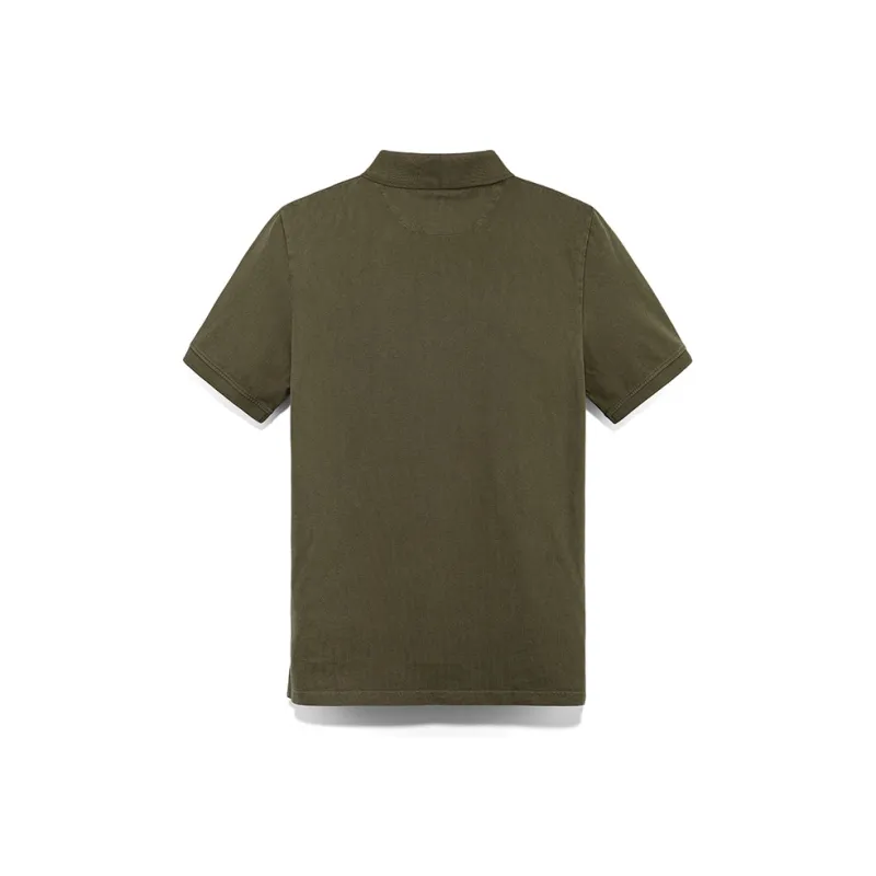 Timberland Polo Shirt Men's Army Green-1