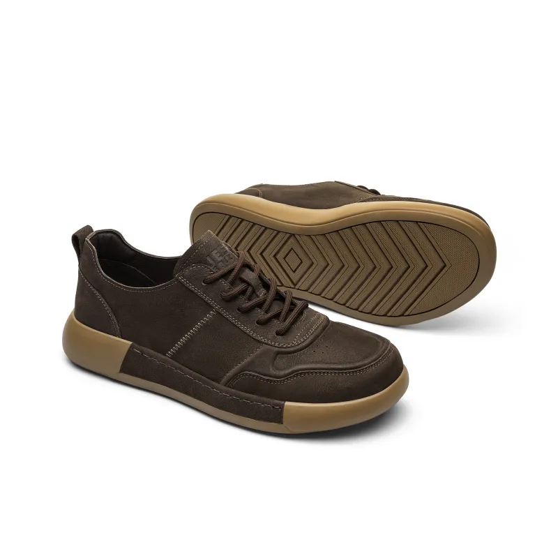JEEP SPIRIT Coverage Slip Resistant Cushioning Abrasion Resistant Low Top Skateboard Shoes Men's Caramel Brown-6