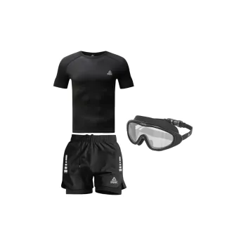 PEAK Swimming Sets Men's Three Piece Set Black
