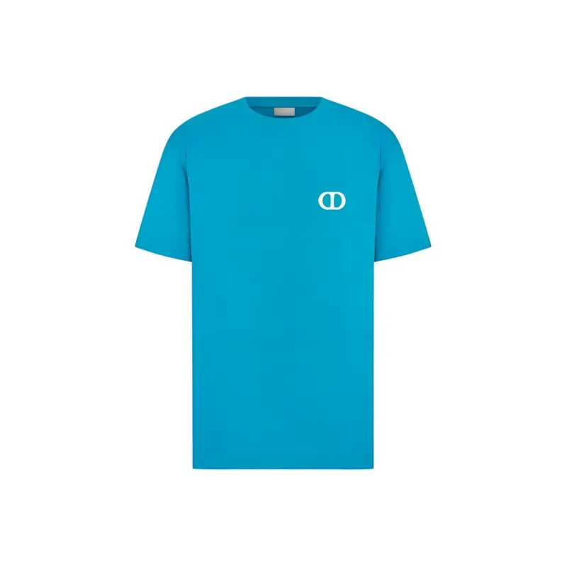 DIOR T-Shirts Men Sky Blue-0