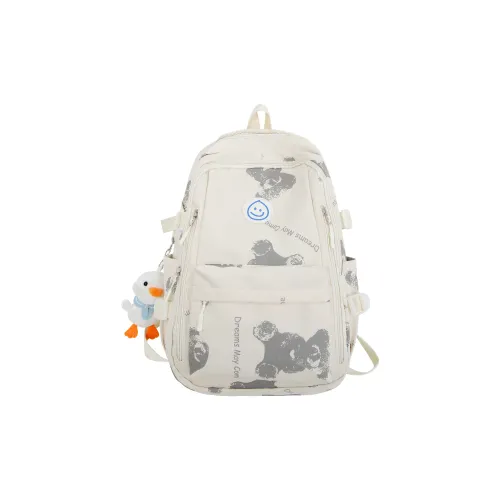 H YXIANG Nylon Backpack Unisex Multicolor