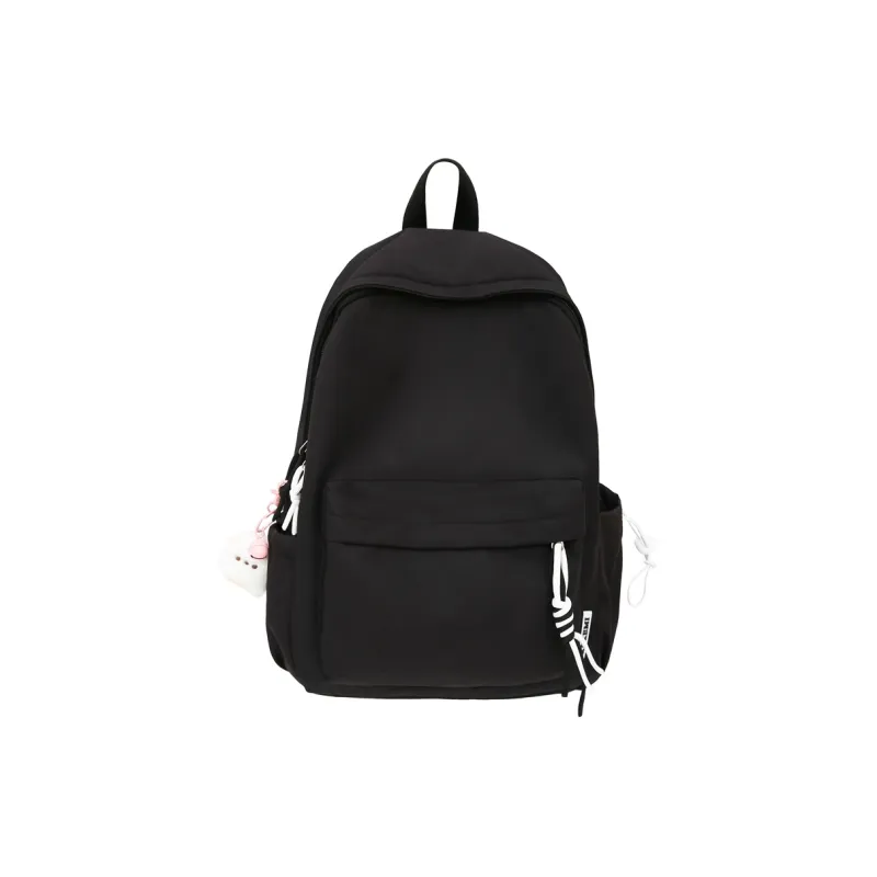 LUVISTRUE Nylon Backpack Unisex Black/Yellow/Orange/Green/White/Pink-0