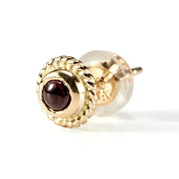GOD SUNS 18K Gold Stud Earrings Unisex