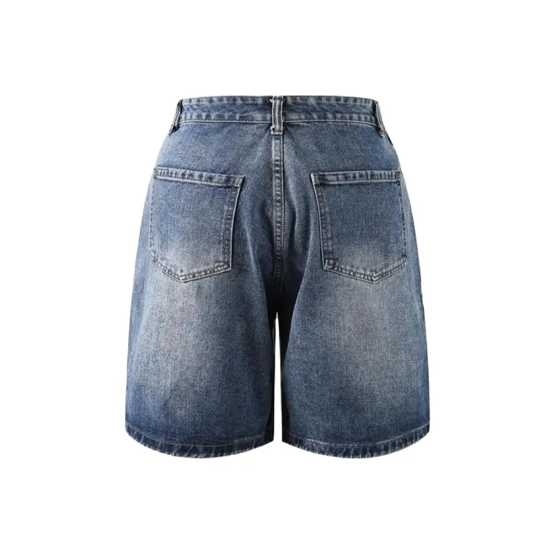 TESTUNG Denim Shorts Unisex-31