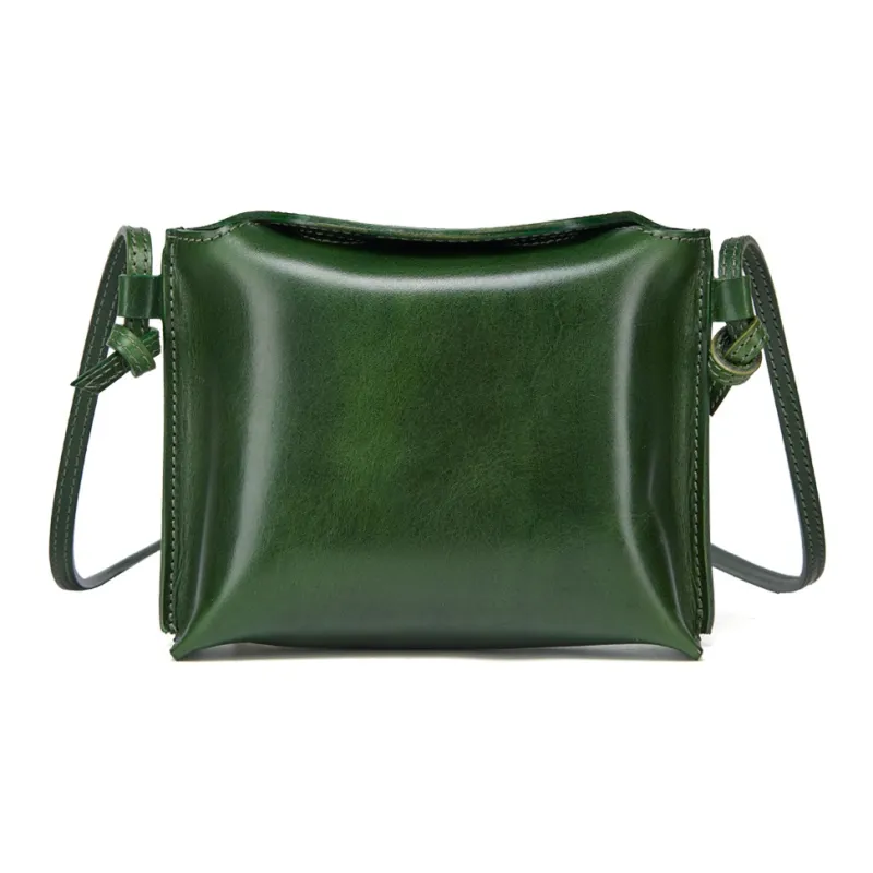 KAISER Top Grain Cow Leather Shoulder Bag Regular Women's Brown/Green/Black/Tobacco/Sunset Yellow-5