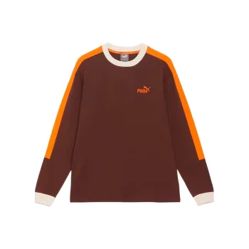 PUMA CORE HERITAGE FW24 T Shirt Men's Dark Coffee Brown