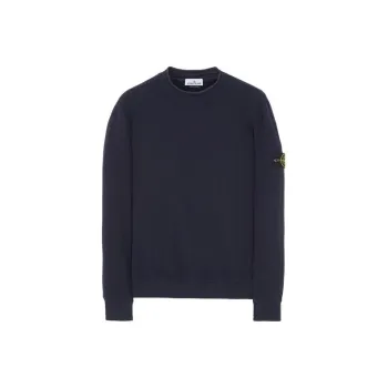 STONE ISLAND Logo Patch Crewneck Sweatshirt