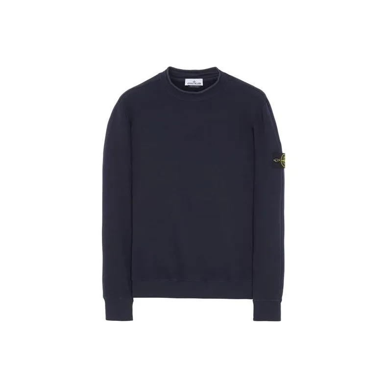 STONE ISLAND Logo Patch Crewneck Sweatshirt-0