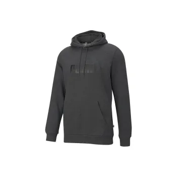 PUMA ESS BIG LOGO HOODIE FL DARK GRAY HEATHER Sweatshirt Men's Dark Gray