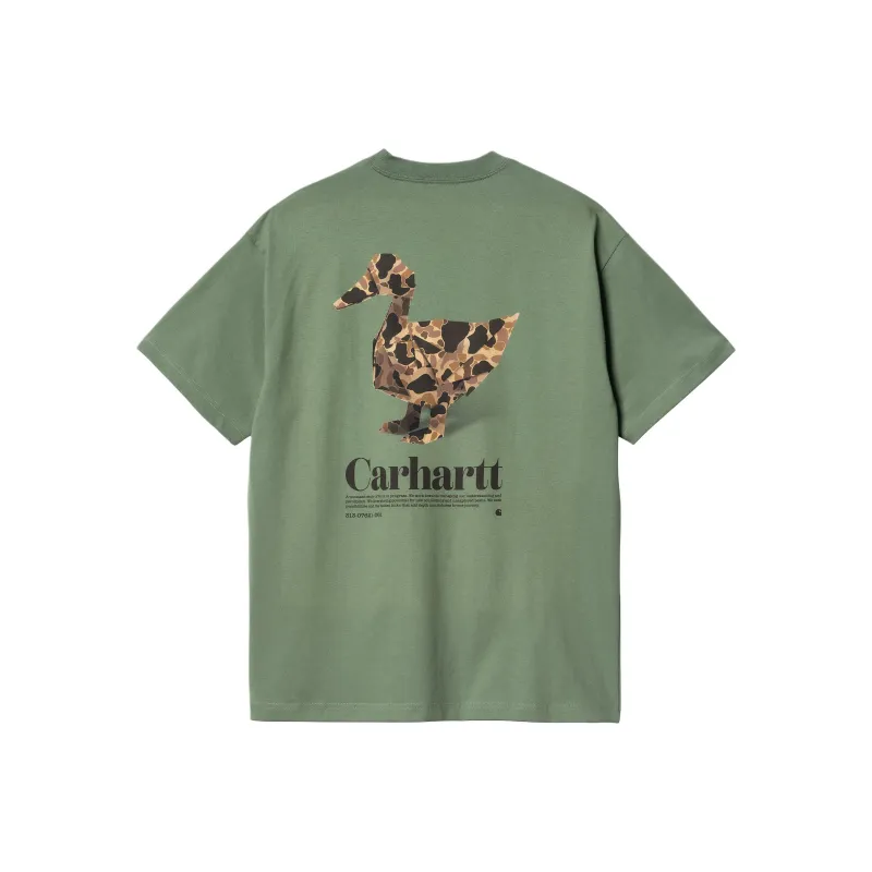 Carhartt WIP Fold Duck Short Sleeve T Shirt-0