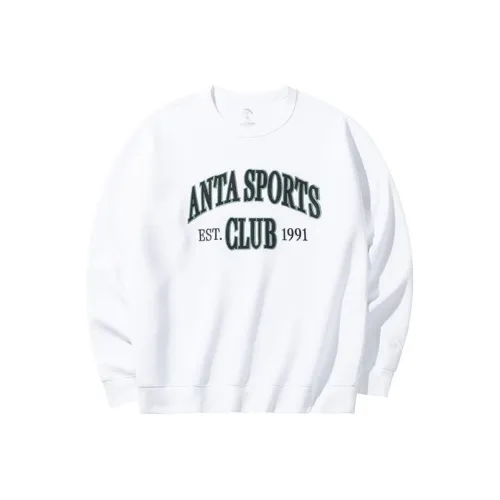 Anta Life Collection Sweatshirt Men's Snowflake White