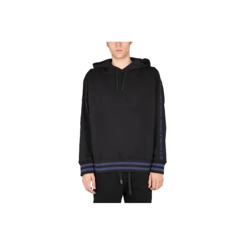 VERSACE JEANS COUTURE Logo Tape Drawstring Hoodie