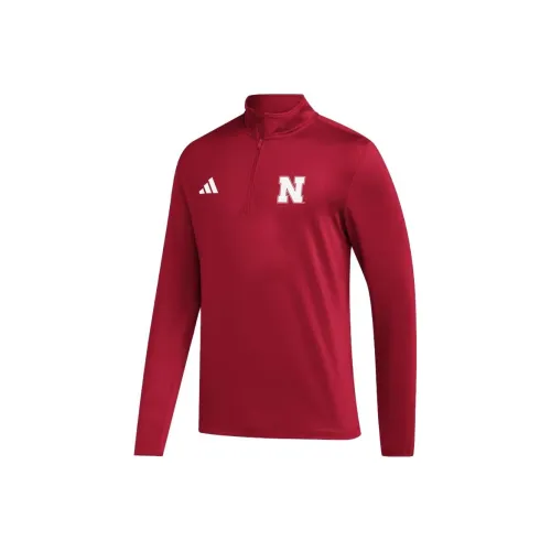 Adidas Free Shipping With AdiClub Nebraska Long Sleeve Sweatshirt