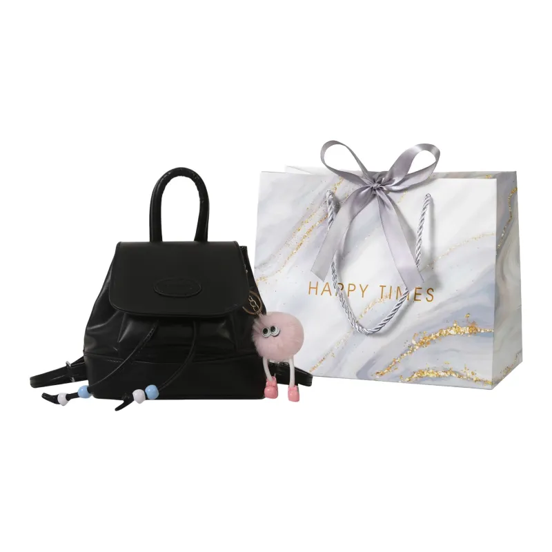 Miss Angel PU Backpack Medium Size Women's Multicolor-24