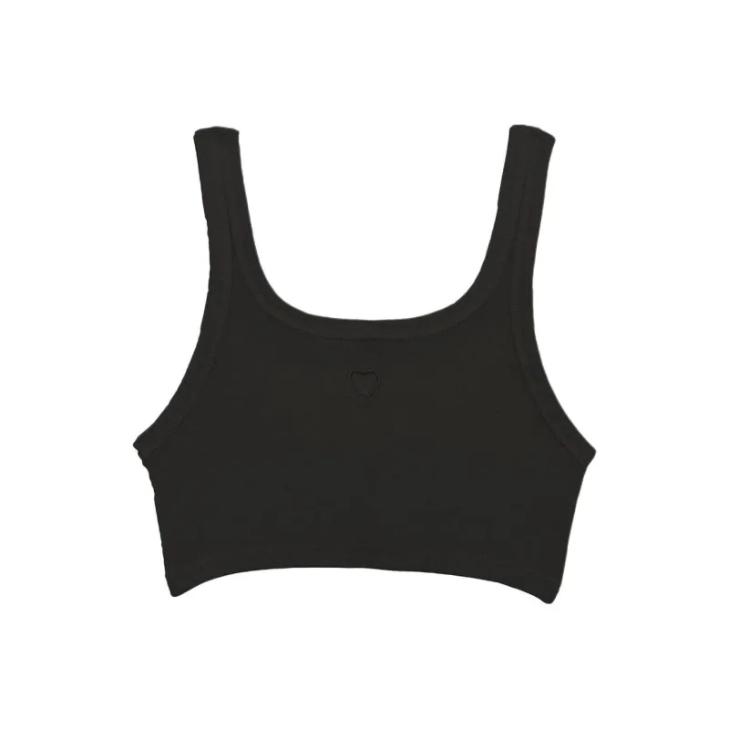 Baserange Ribbed Crop Top-0