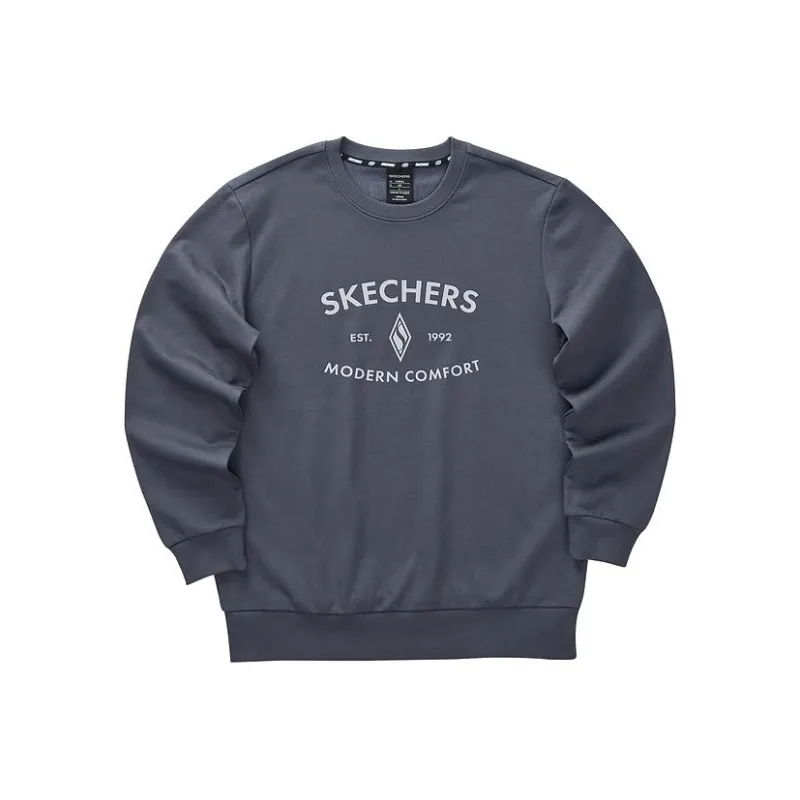 Skechers Diamond Series Sweatshirt Unisex Odyssey Gray-0