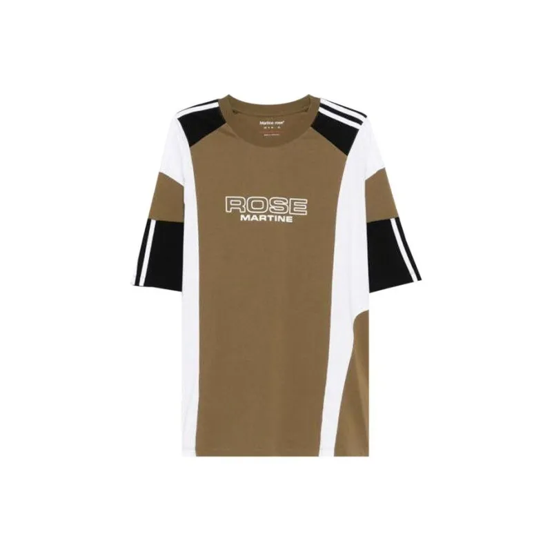 Martine Rose Oversized Panelled T Shirt-0