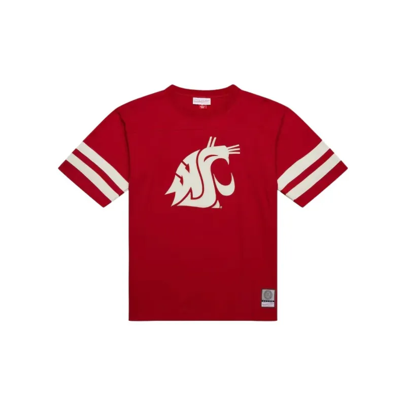 Mitchell & Ness x NCAA T Shirt Men's Deep Red-0