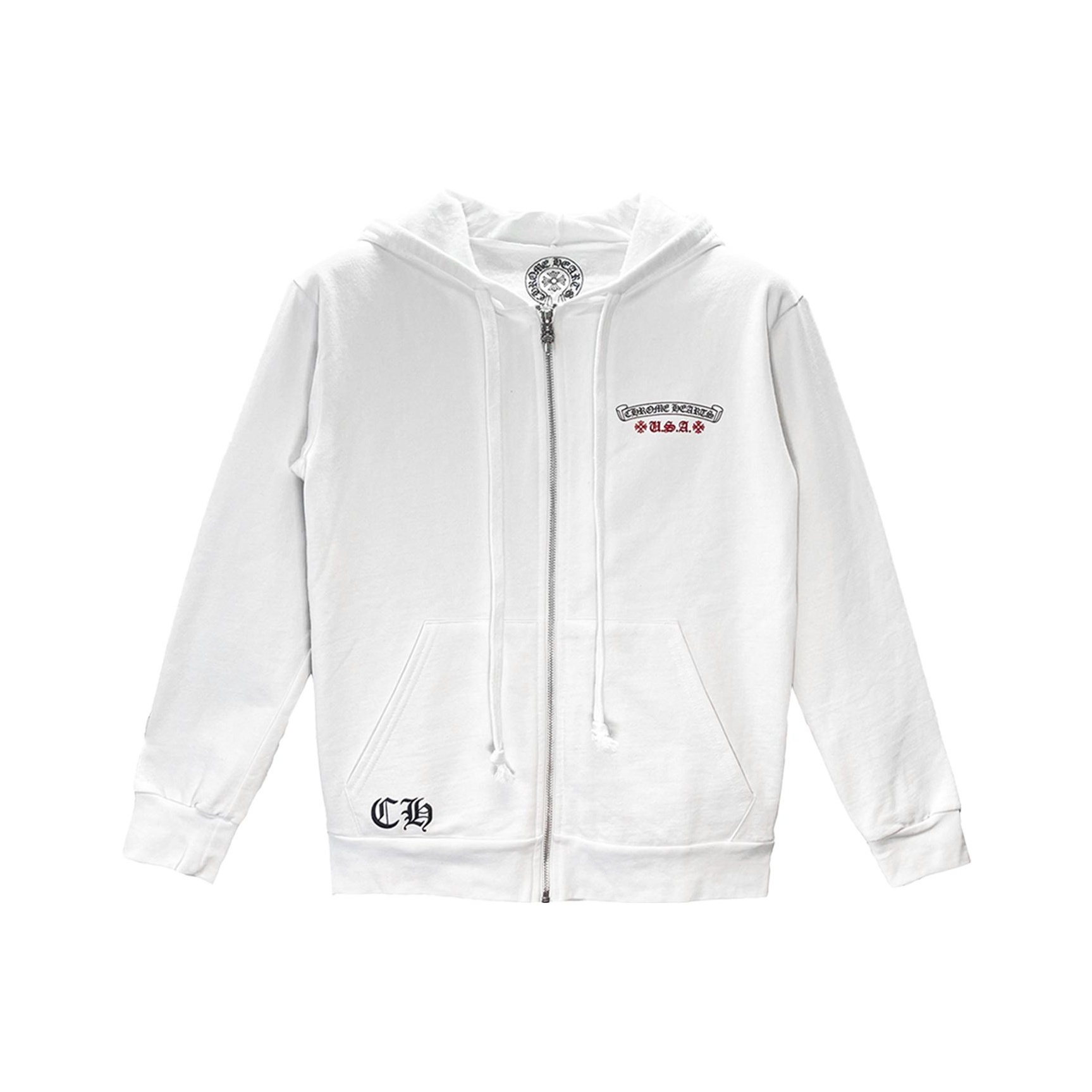 Chrome Hearts White Hoodies Sweatshirts on Sale & Authentic Chrome Hearts White Hoodies Sweatshirts on Sale & Authentic
