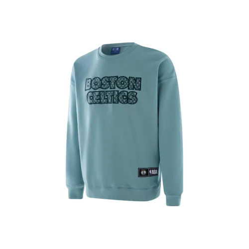 NBA Celtics Team Sweatshirts Unisex Spring Tea Green