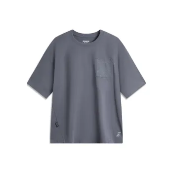 LiNing x Nine Point Nine Sports Life Collection T Shirt Unisex Ebony Black