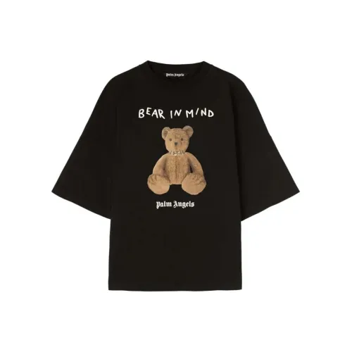 PALM ANGELS Bear In Mind Over Tee 'Black/Brown'