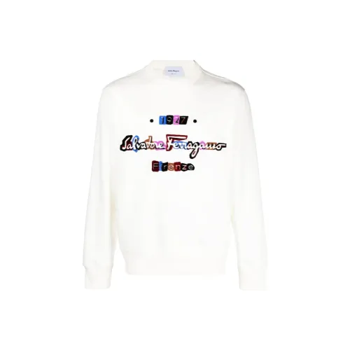 Ferragamo Sweatshirts Men White