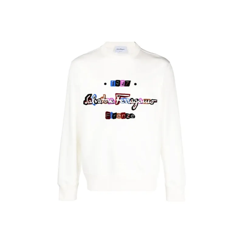 Ferragamo Sweatshirts Men White-0