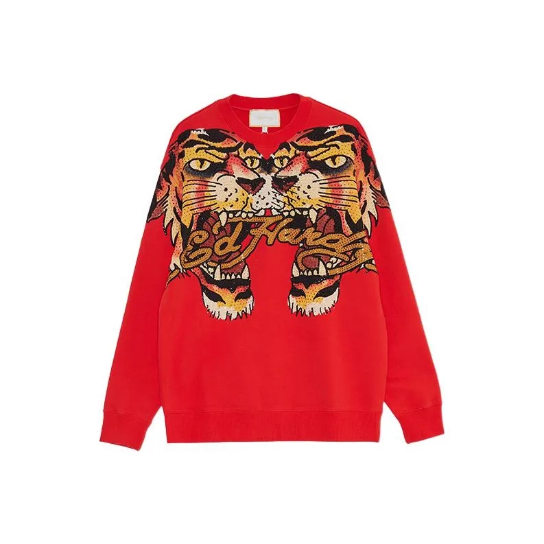 Ed Hardy Sweatshirts Men Red-0