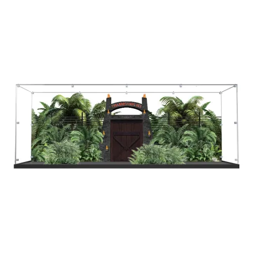 KGBOX For Jurassic World 76968 Tyrannosaurus Rex Acrylic Display Case Storage Box Fossil Skeleton Model Accessories