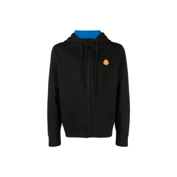 Moncler Logo patch Zip up Hoodie