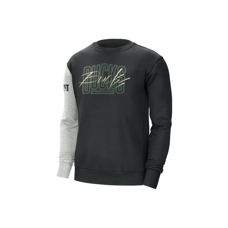 Nike Milwaukee Bucks Courtside Men's Nike Nba Fleece Sweatshirt-0