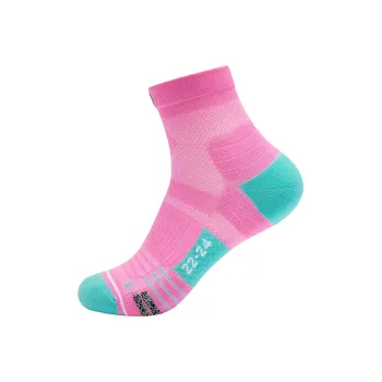 QIAODAN Mid Calf Socks Men's 1 Pack Aurora Pink
