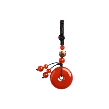 Phoenisess Agate Pendant Accessories Unisex