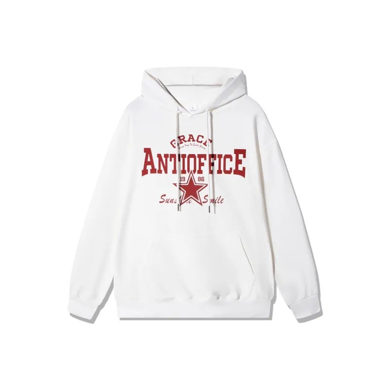 Antioffice Sweatshirt Unisex White-0