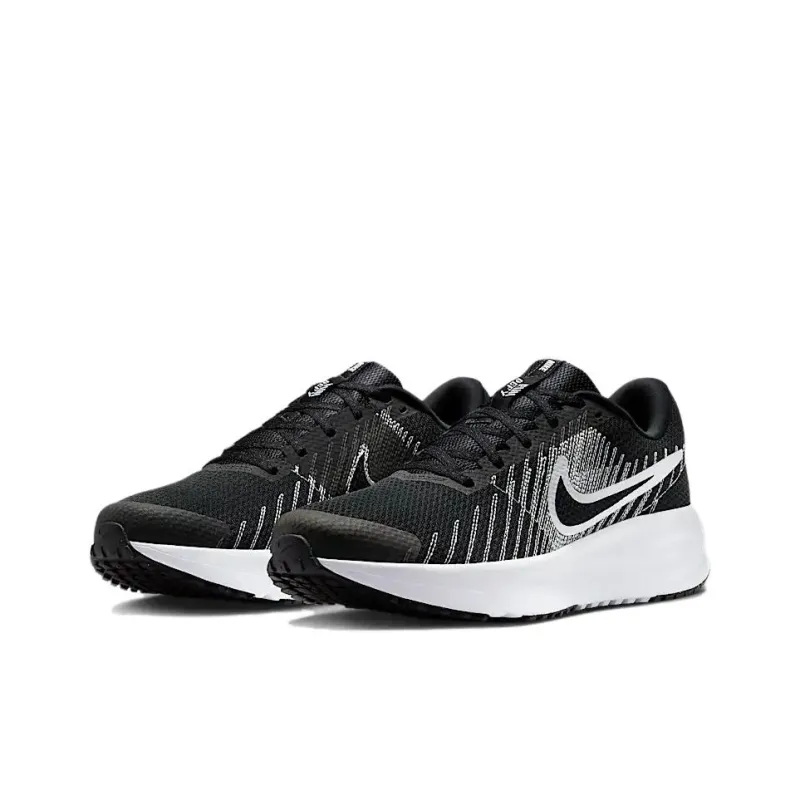 Nike Anti Slip Wear Resistant Low Top Casual Running Shoes Men's Black-2