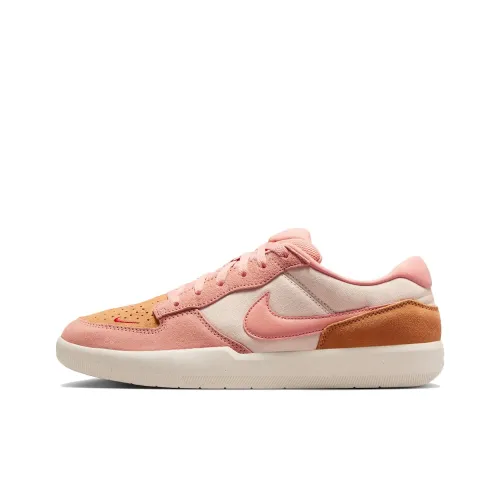 Nike SB Force 58 Anti Slip Wear Resistant Low Top Skateboard Shoes Unisex Pink